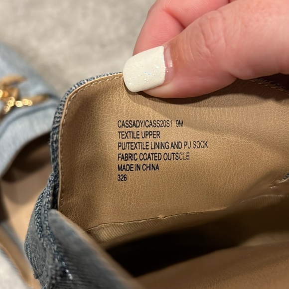 Women’s Steve Madden Cassidy Denim Mules Size 9 - Picture 7 of 9